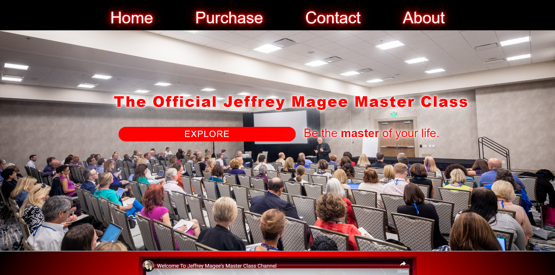 Jeffrey Magee Master Class Homepage